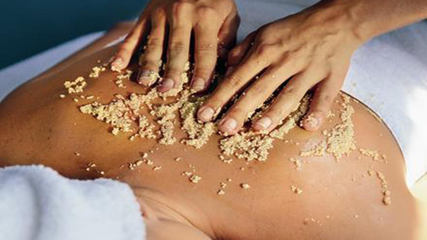 Caviar scrub at the Ritz